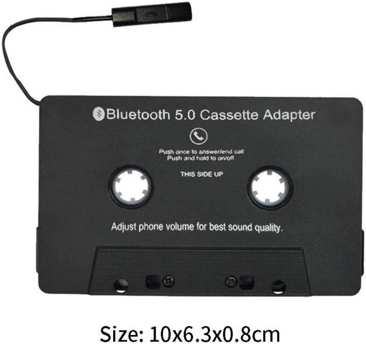 Bluetooth V5.0 Stereo Audio Cassette Player Car Audio Cassette Tape Adapter Audio USB Charging Practical