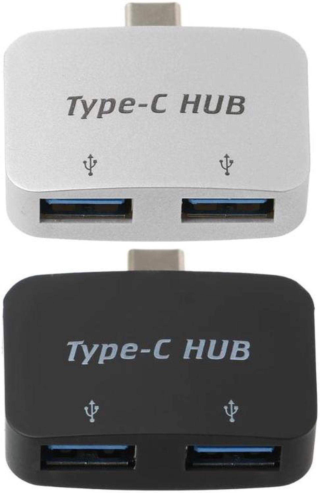 C To 2 Port USB 2.0 Hub Adapter For MacBook Chromebook S8 S9 Note8  6