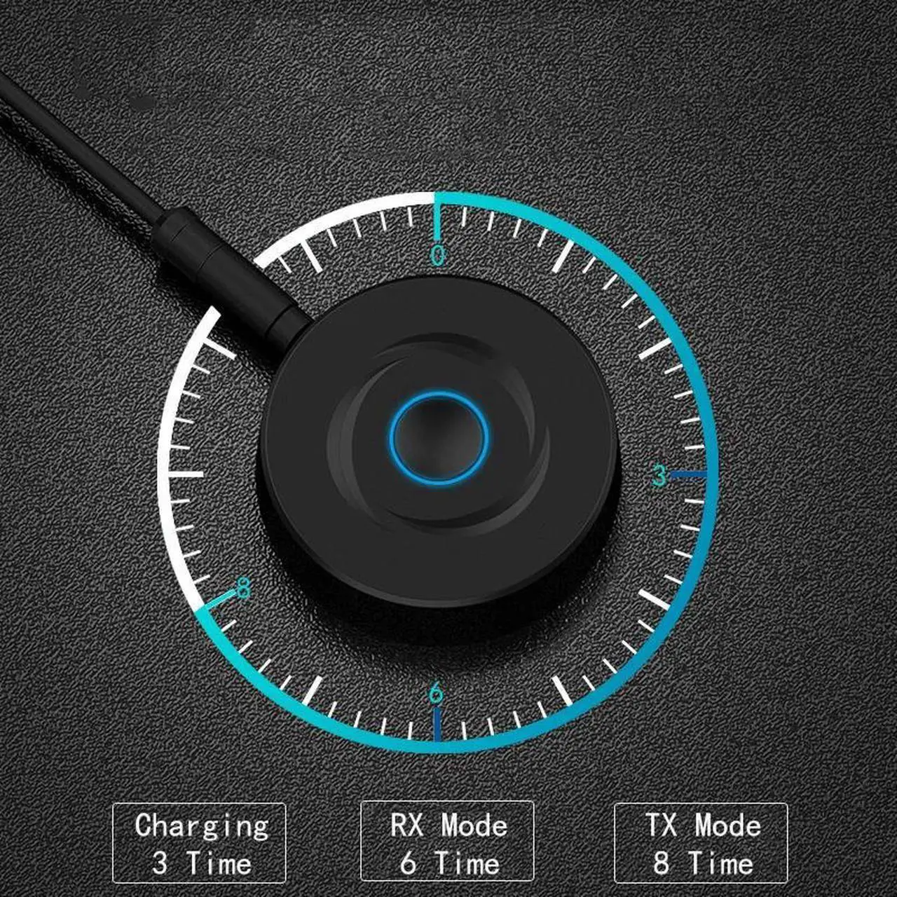 Alt view image 3 of 5 - 2 IN 1 Bluetooth 5.0 4.2 Receiver Transmitter RCA 3.5mm 3.5 Jack AUX Stereo Car Wireless Audio Adapter For PC TV Speaker