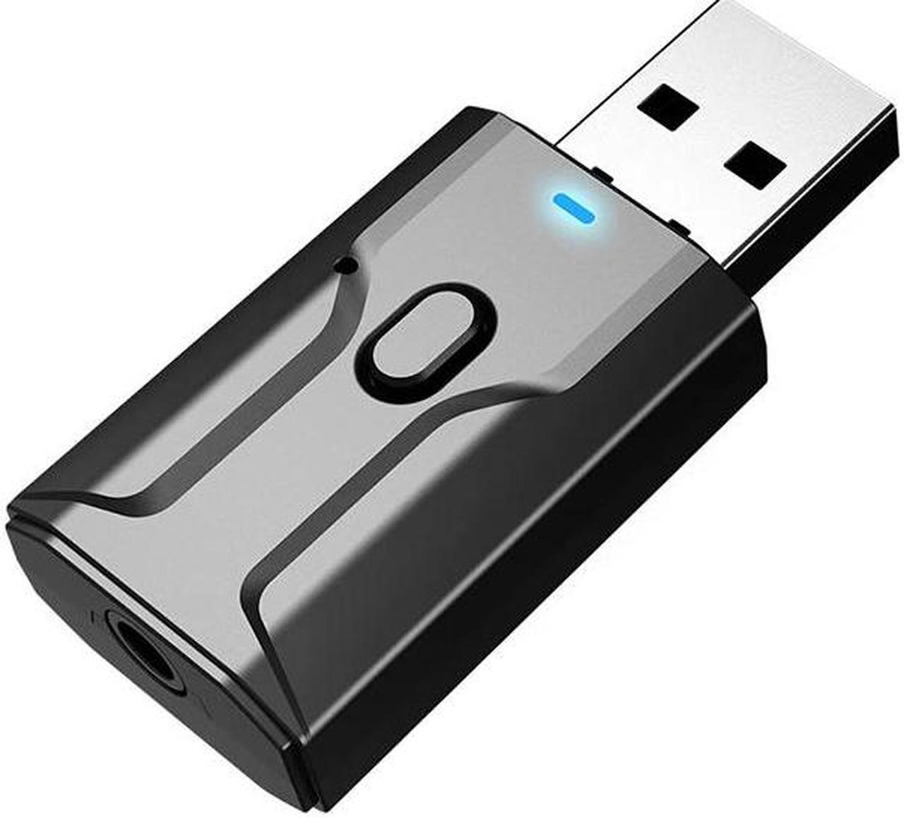 Alt view image 5 of 5 - Audio Adapter Bluetooth 5.0 Audio Transmitter Receiver USB Adapter Bluetooth USB Adapter For TV PC Car AUX Speaker