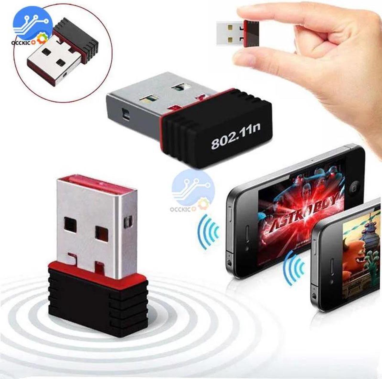 Alt view image 4 of 5 - Adapter MTK7601 150Mbps USB WiFi Adapter 802.11n/g/b IEEE 801.11n  802.11g 802.11b LAN+Antenna for PC Network