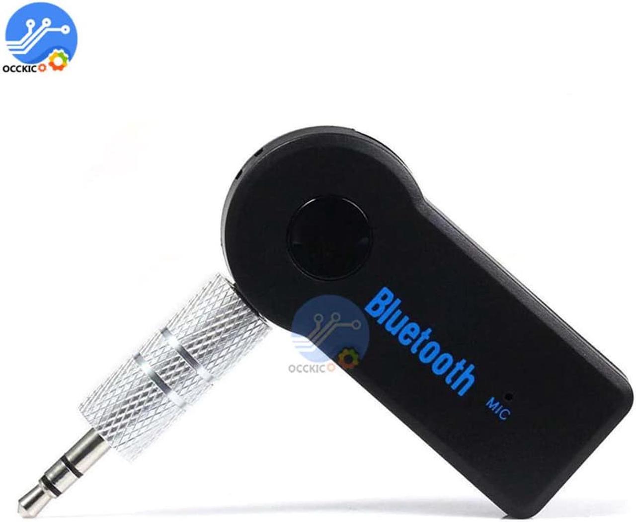 Audio Receiver Wireless Music Transmitter 3.5mm Stereo AUX Receiver Adapter with Mic for Car Speaker Headphone