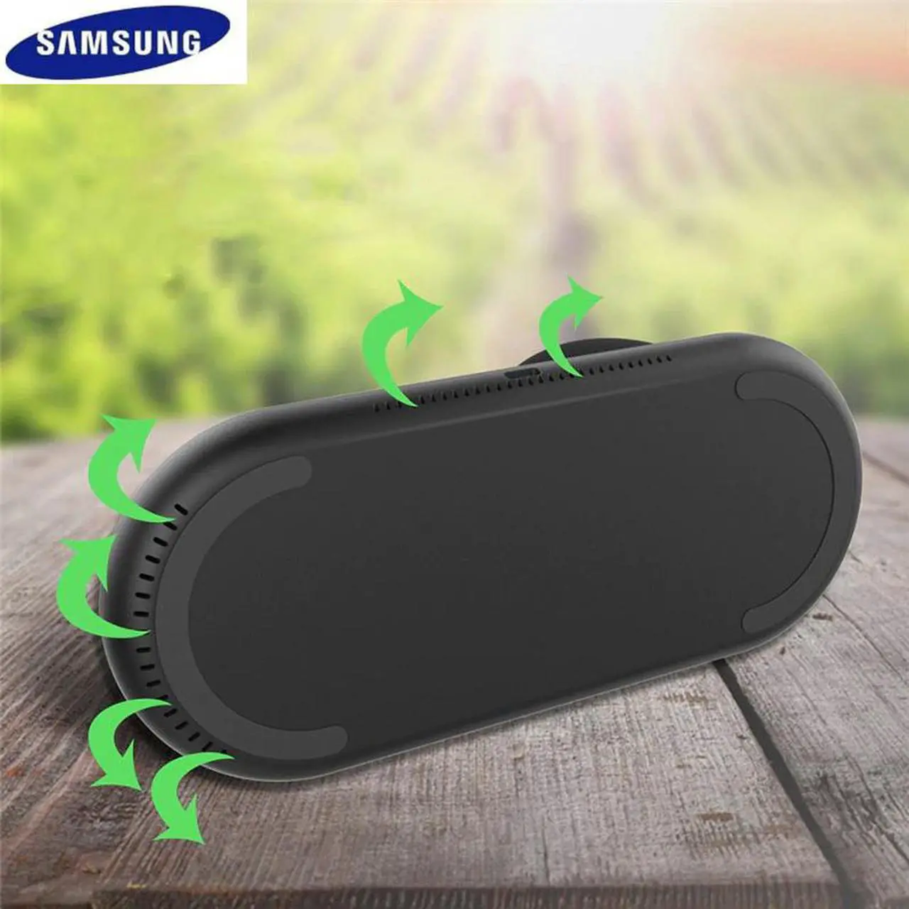 Alt view image 4 of 5 - 25W 2 in 1 Fast QI Wireless Charger Phone Charger Pad Type C Quick Charging Stand For  Galaxy Note 9 S10 S10+ Watch S2 3