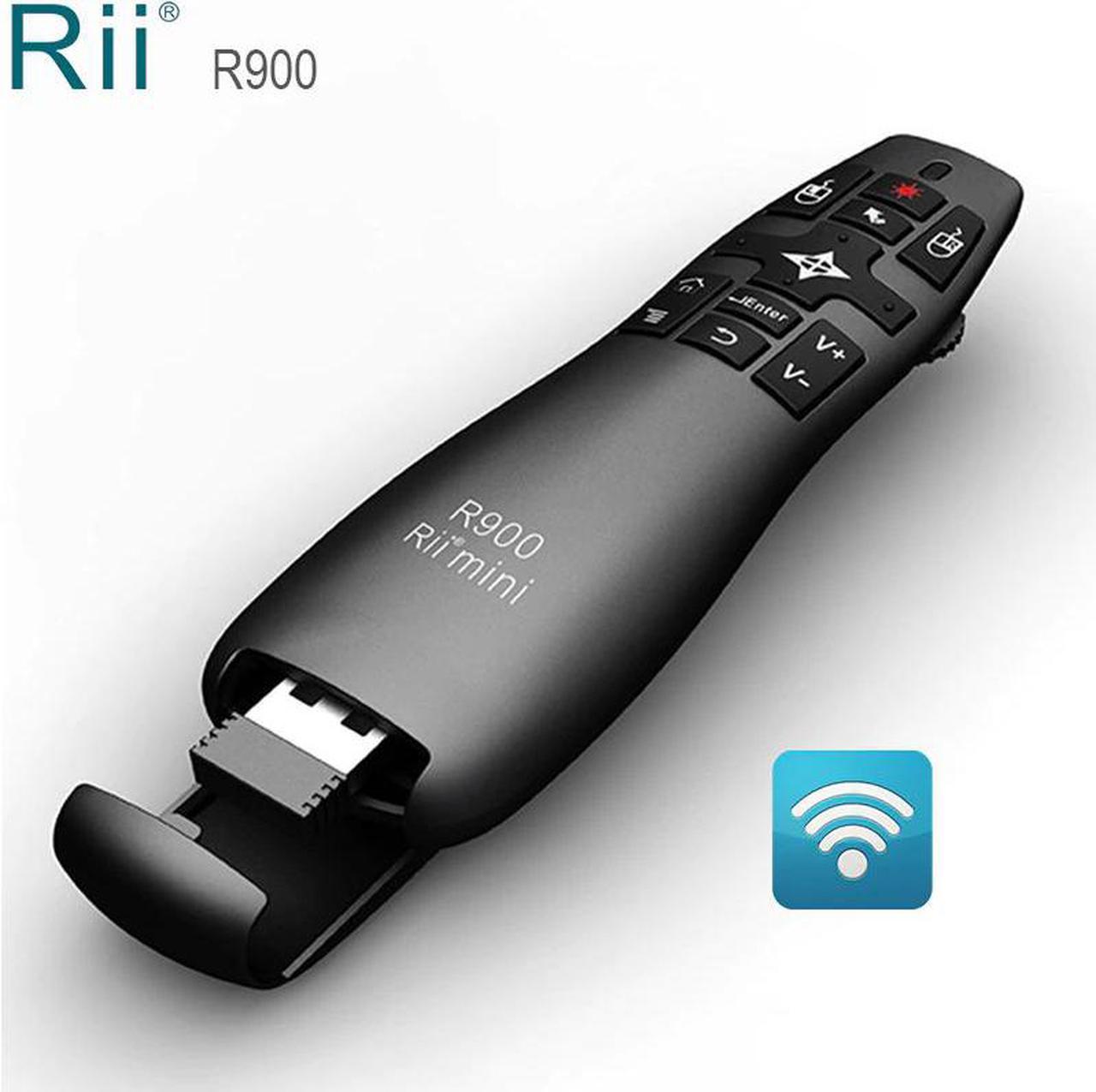 R900 2.4G Wireless Air Mouse Presenter with Laser Pointer for Office PPT Android TV Box Mini PC IPTV