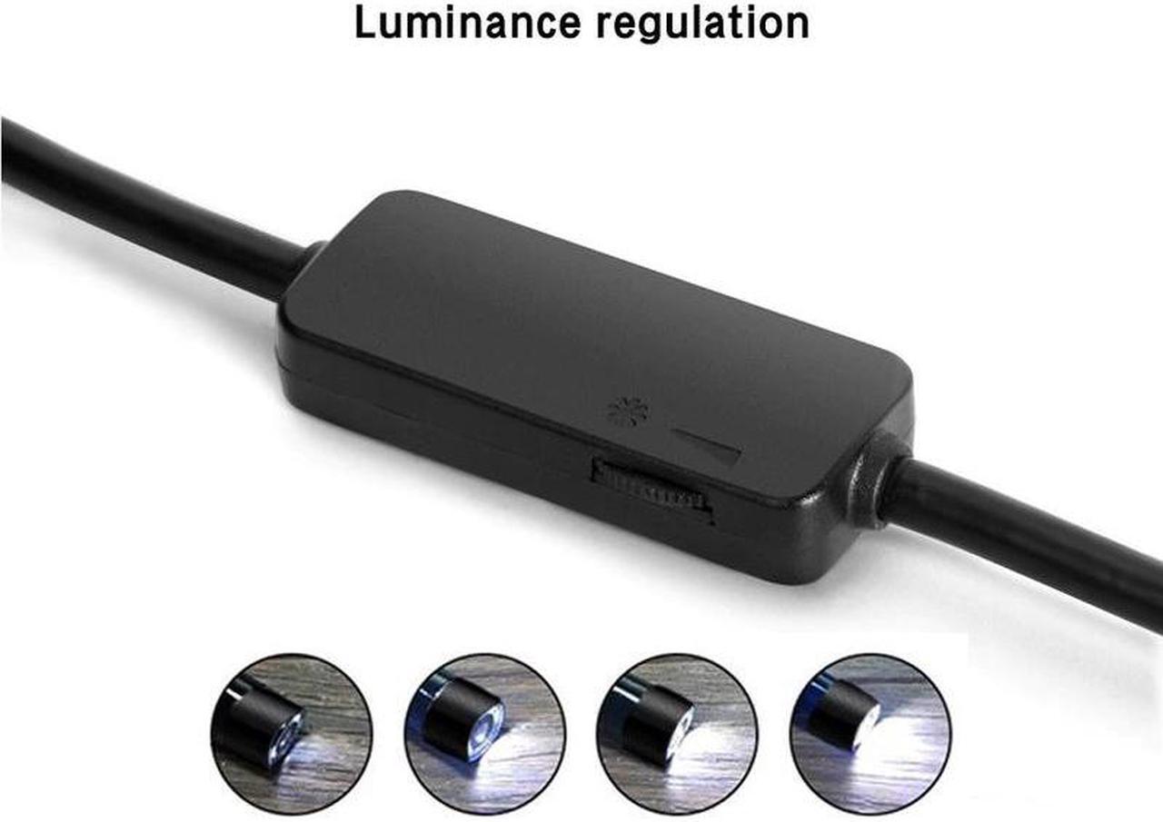 Alt view image 5 of 5 - 3.5m 7m Hard Cable USB Endoscope Video Camera HD 1200 Endoscope 8 Led IP68 Borescope Inspection for iOS Android with Magnet