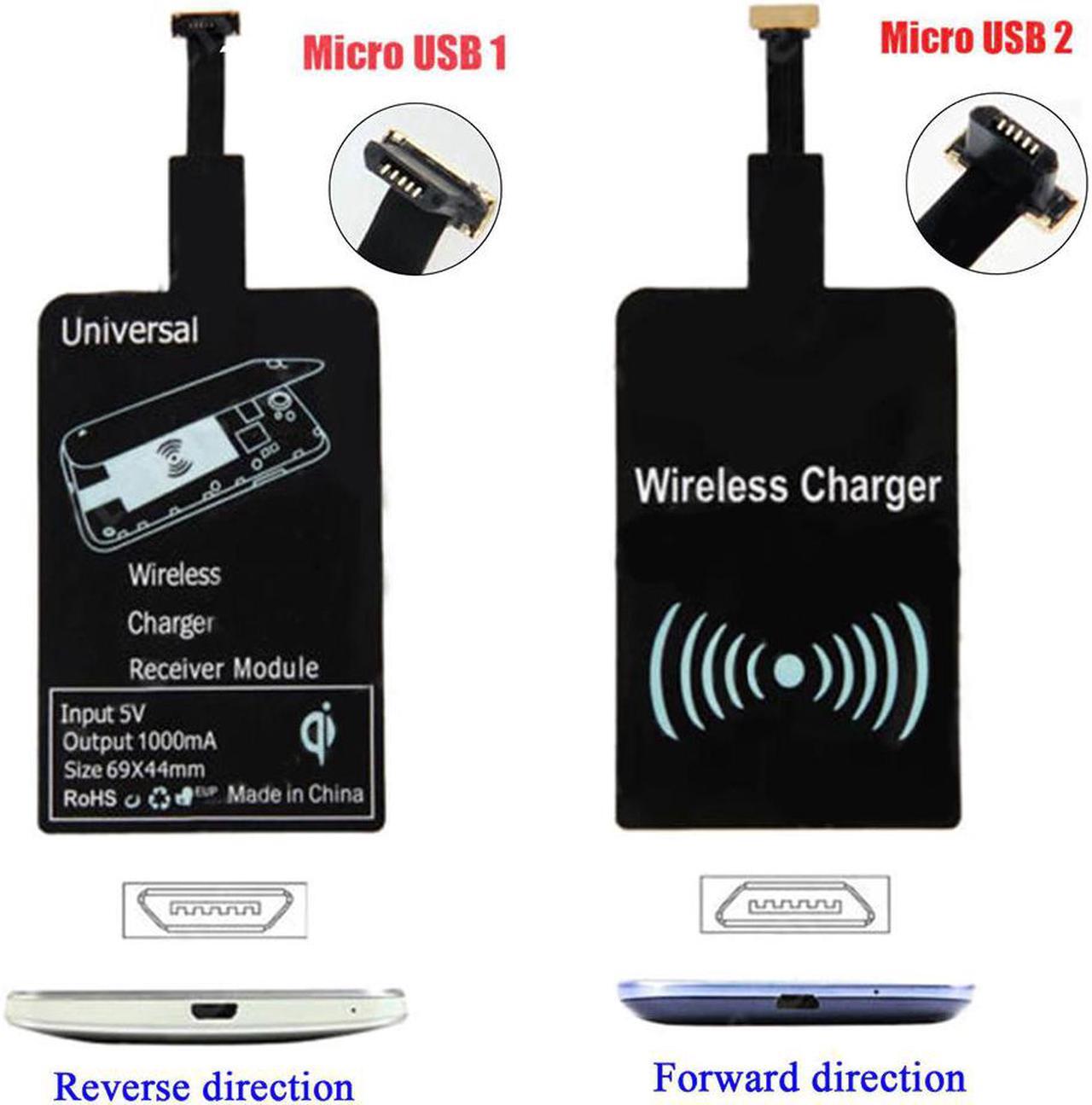 Alt view image 3 of 5 - Wireless Charger Adapter Charging Receiver For Phone  Android DC5V1.5A