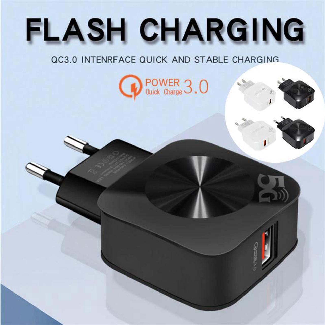 US Plug QC3.0 USB Quick Charger Wall Adapter Travel Charger Converter For    Accessories Mobile Phone TXTB1