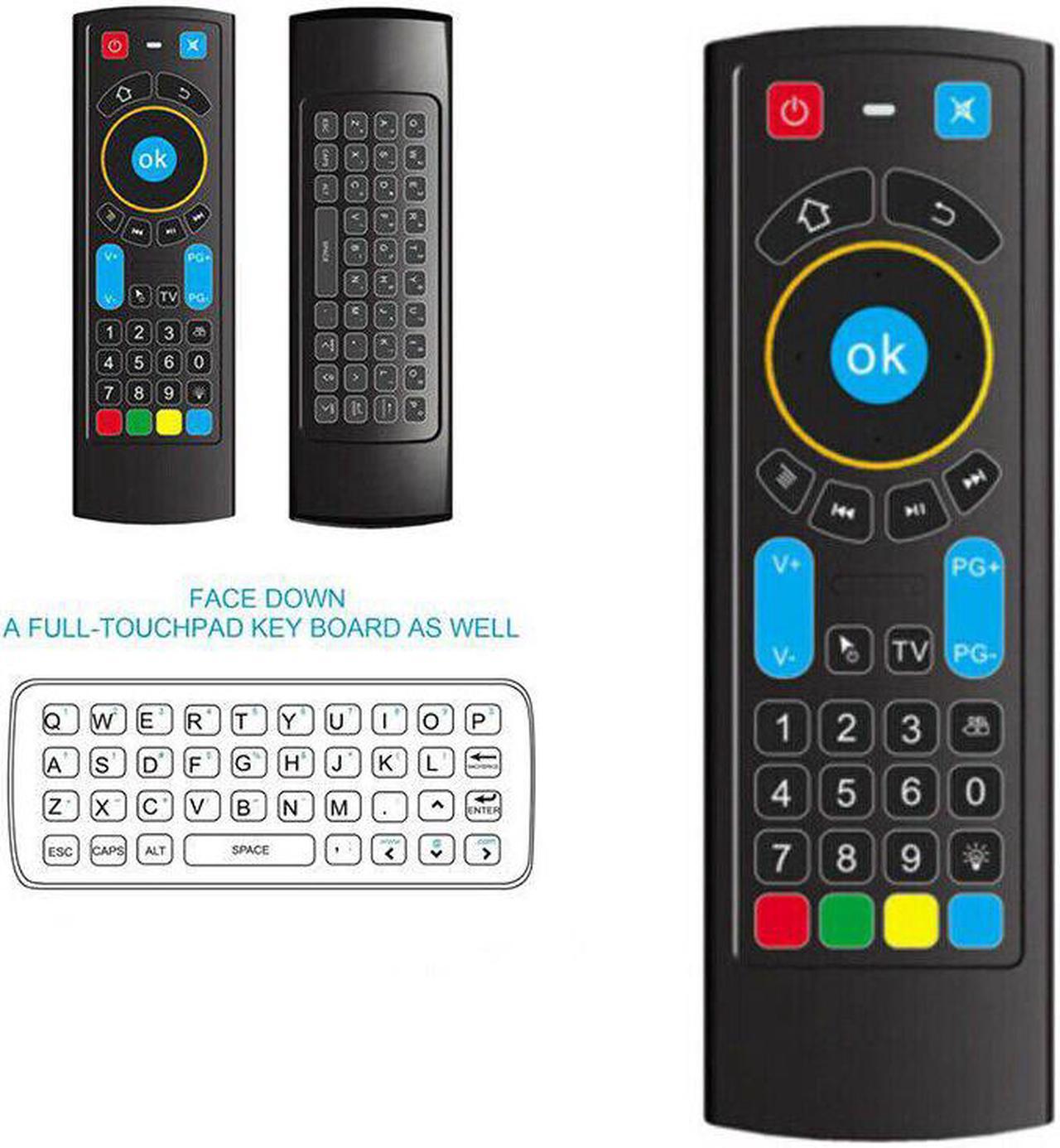 Main image of Bluetooth Wireless Keyboard Remote Control IR Air Mouse For Amazon Fire TV/Fire Stick/Android TV/mi Box/PC/Raspberry Pi 3