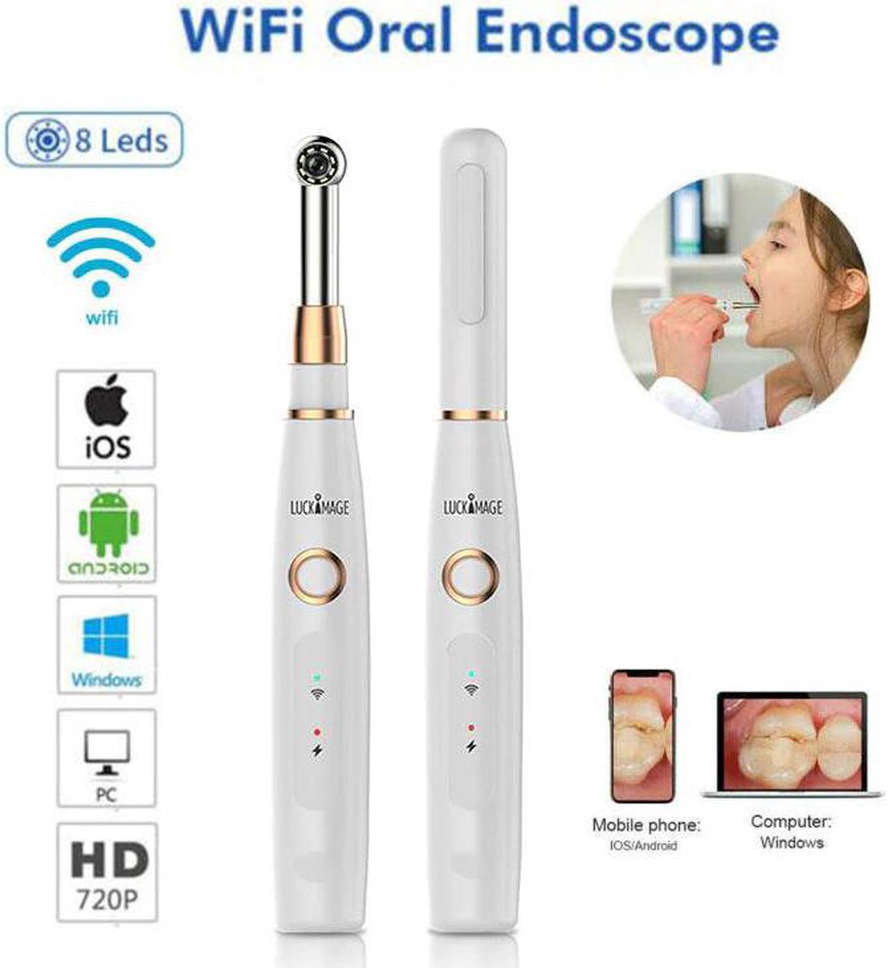 Dental Intra Camera HD 720P WIFI Endoscope Teeth Mirror Wireless  Real-time inspect camera otoscopio tooth camera