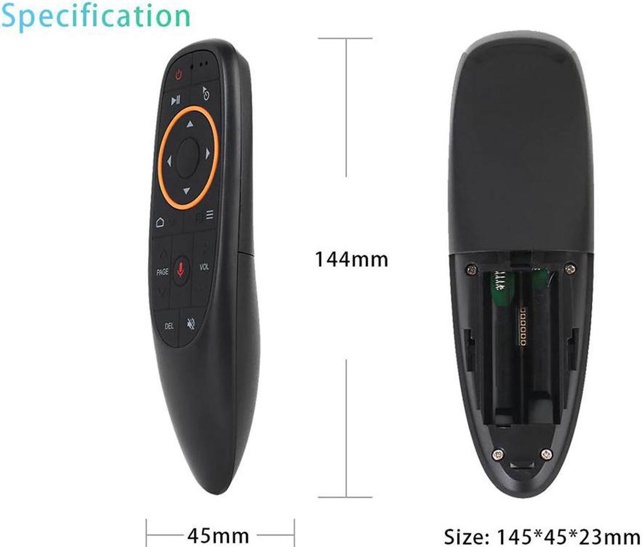 Alt view image 3 of 5 - [6PCS] G10 G10S Googel Voice Search Air Mouse Android TV Box support  Assistant Linux Windows