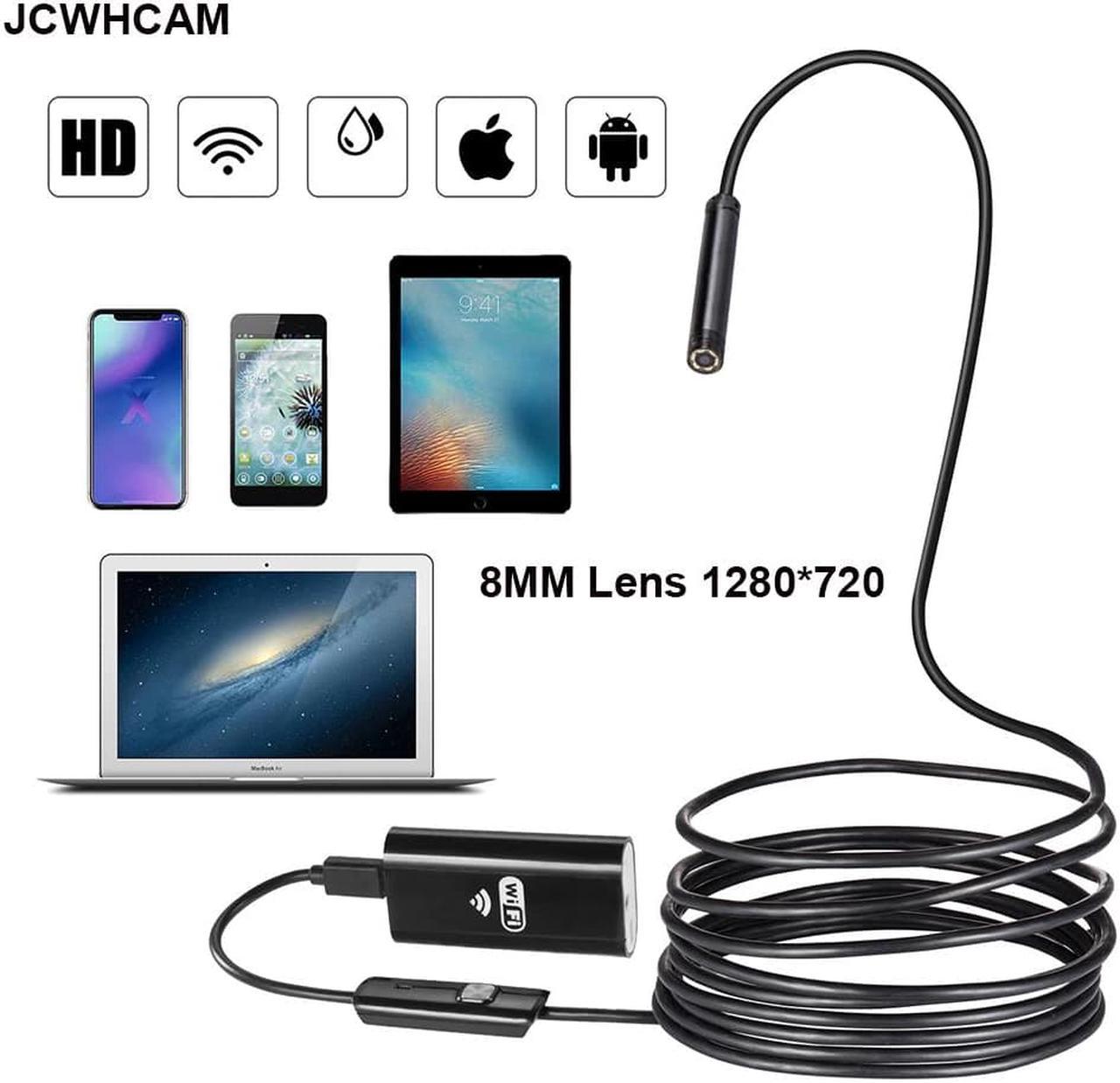 8mm 2/3/5M WIFI Endoscope Camera 720P/1080P Mini Waterproof  Inspection Camera USB Endoscope Borescope IOS Endoscope For Iphone