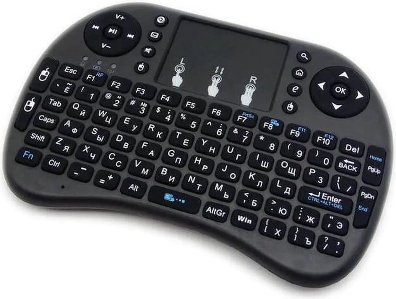 Alt view image 2 of 5 - i8 2.4G Wireless Air Mouse  Layout mini Keyboard touchpad remote control for Android Smart TV box for Windows PC