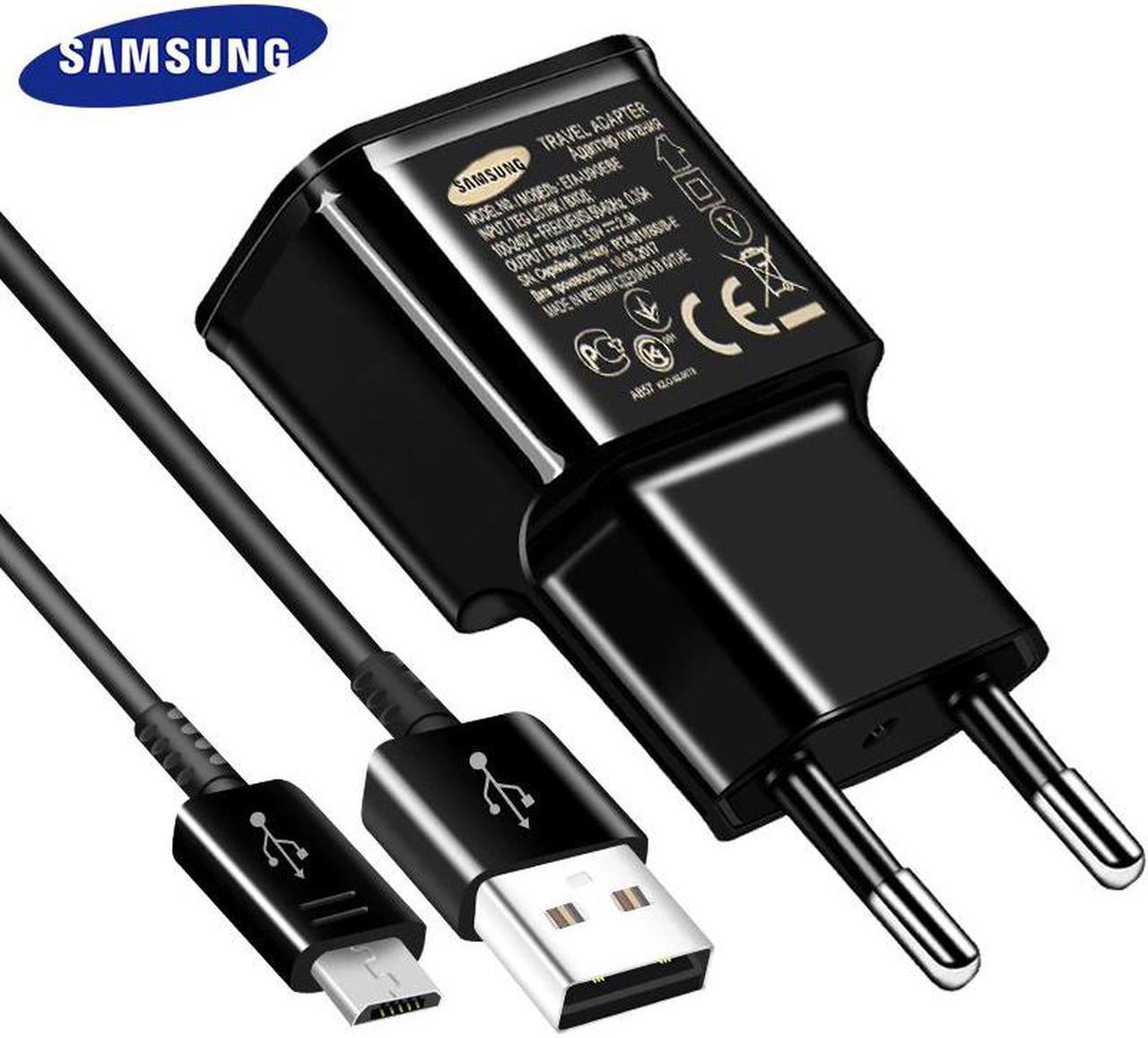 Galaxy S6 S7 edge Fast Charger J3 J5 J7 Note 4 5 A3 A5 A7 2016 2A micro cable C5000 C7 Note4 N9100 C7000 G9280 A9 5V2A