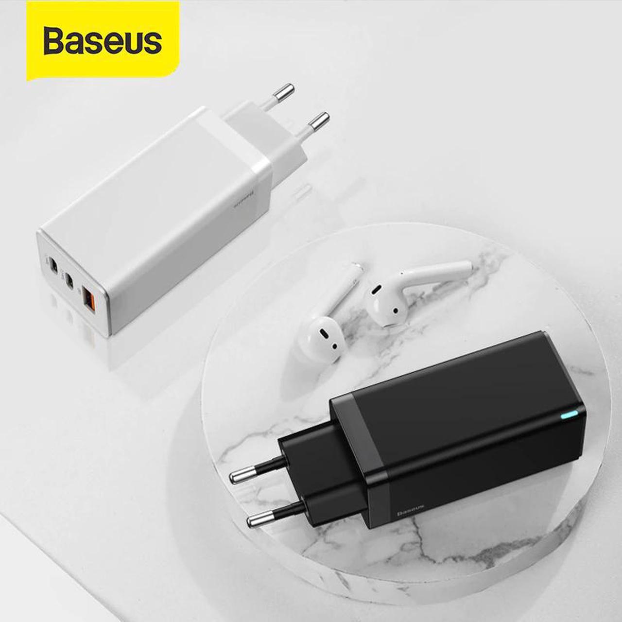 GaN Charger 65W Quick Charge 4.0 PD Fast Charge AFC FCP Travel Charger For Macbook Pro For iPhone 11 X XS  Mate20