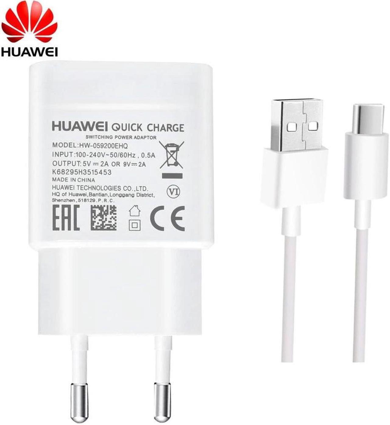 9V2A EU charger QC 2.0 Quick Fast Charge Adapter Type-c Cable For Mate 7 8 S 10 Lite Nova 3i P8 9 10 Lite  8 9 Lite