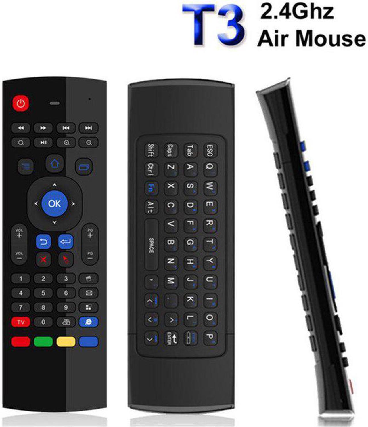 2.4G Air Mouse Wireless keyboard  44 IR Learning Mic voice search for Android Smart TV Box PK MX3 t3 Remote Control