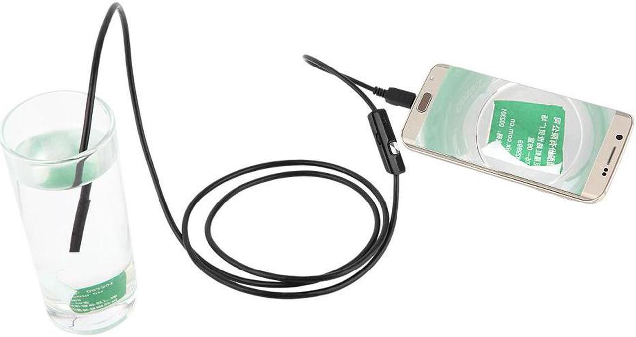 5.5mm Lens 1M 2M 3.5M 5M 480P Android USB Endoscope Camera Flexible Snake USB Inspection Android Phone Borescope Mini Camera