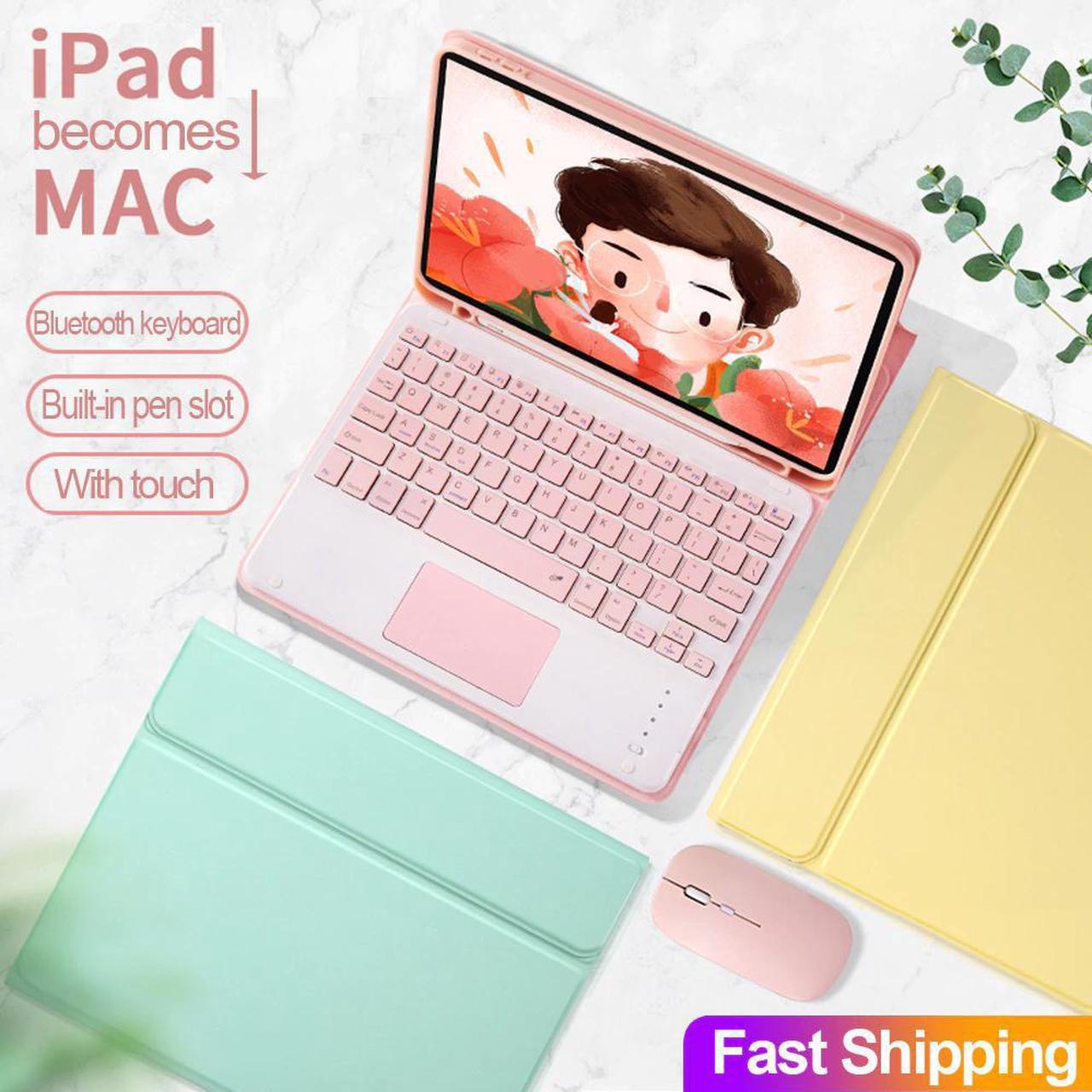 Keyboard For iPad Case Pro 9.7 10.5 11 Air 2 3 2017 2018 2019 2020 ipad 10.2 7th 5th 6th Generation Cover with Mouse