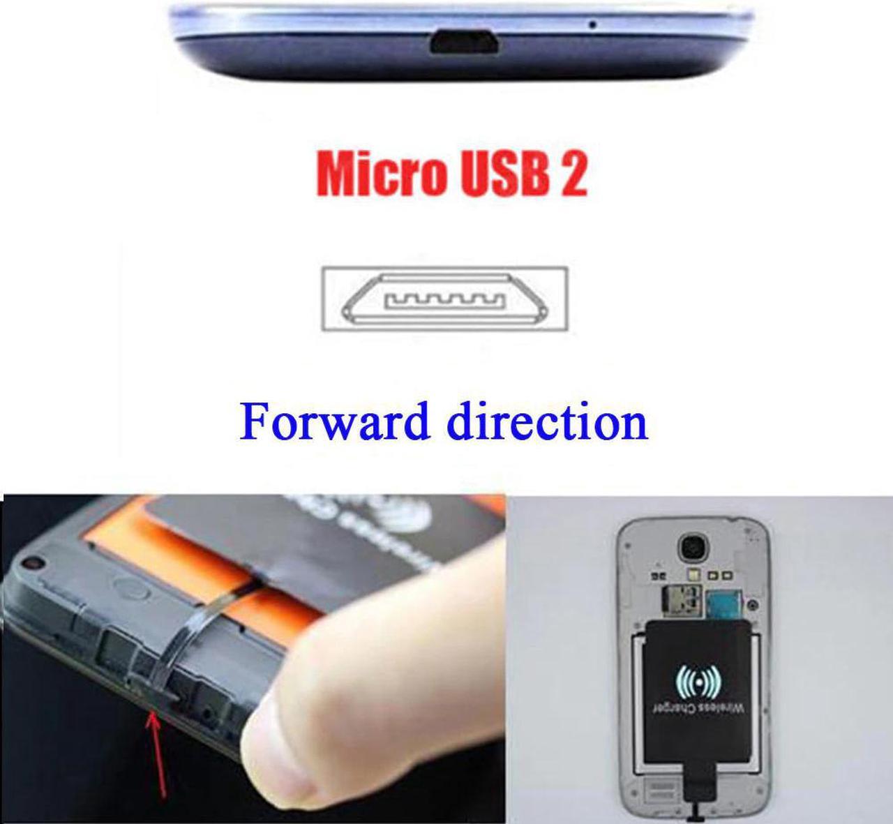 Alt view image 2 of 5 - Wireless Charger Adapter Charging Receiver For Phone  Android DC5V1.5A