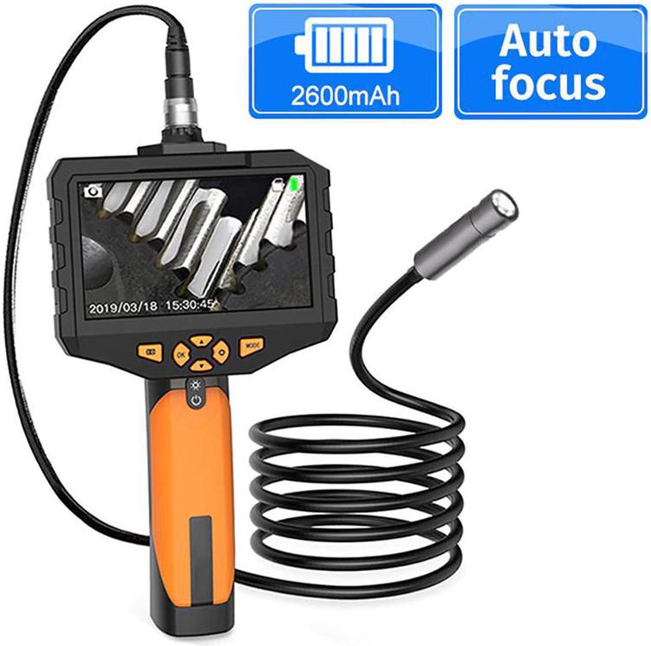 Newest Auto Focus Inspection Camera 14.5mm Industrial Endoscope with 4.5 Inch 1920*1080 HD IPS Screen Waterproof Snake Camera