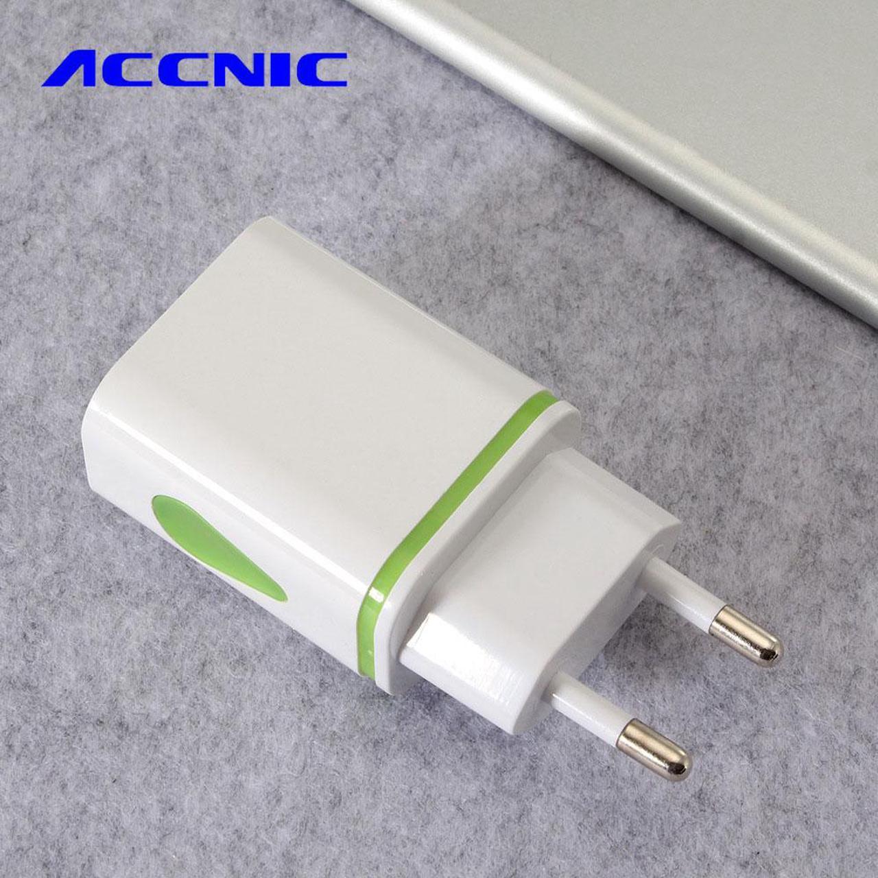 LED 2 USB Home Travel AC Charger Adapter For S7 EU Plug 2 Port Wall 5V 2A For Charging Cell phones MP3 Players Cameras