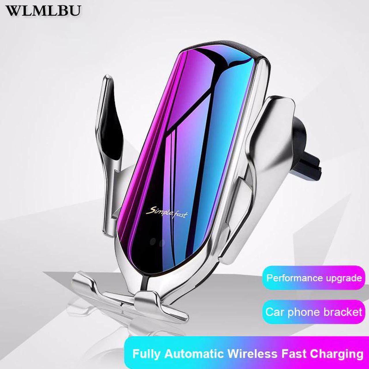 10W Car Wireless Charger Automatic Clamping phone Holder For iPhone Xs  LG Infrared Induction Qi Charger Holder