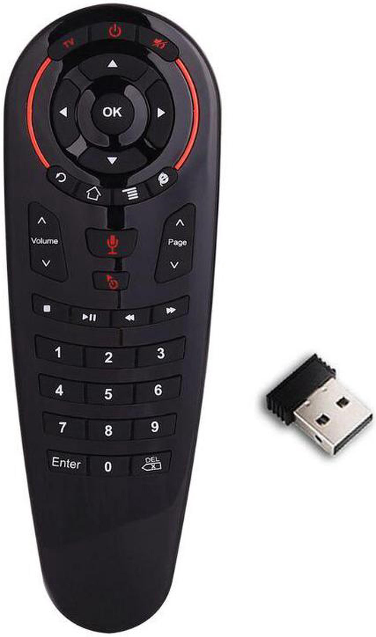 Remote Control 2.4G Wireless Voice Air Mouse 33 keys IR learning Gyro Sensing Smart remote for Game androi tv box