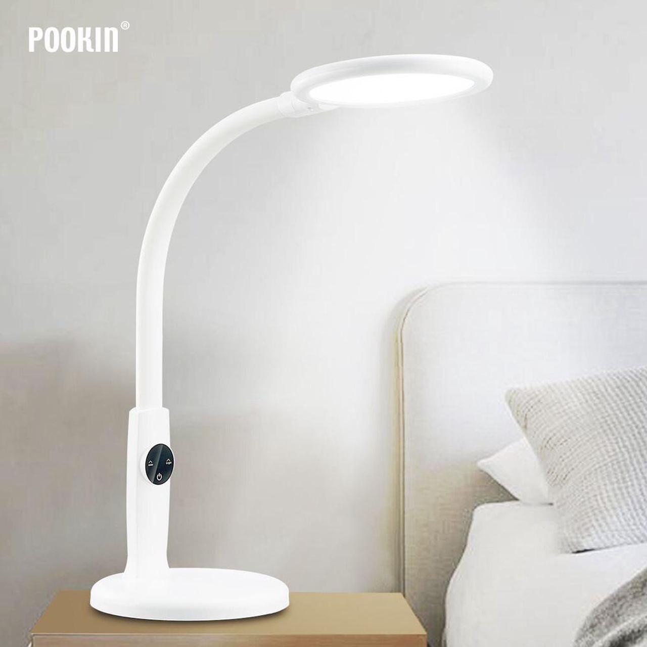 Desk Lamp Touch Table Lamps For Living Room Gooseneck Desktop Foldable Dimmable Eye Protection Study Lamp Led Light