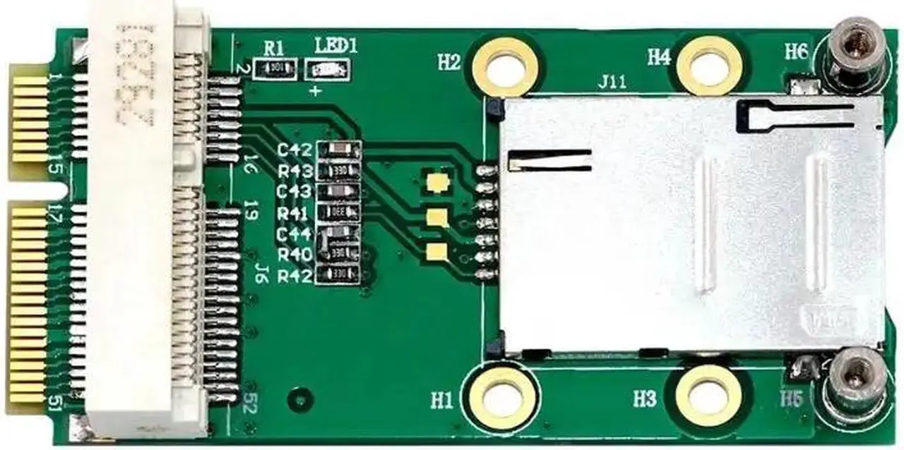 Main image of PCI-E Adapter with SIM Card Slot for 3G/4G WWAN HSPA MODEM LTE  Card GPS Card for desktop laptop computers