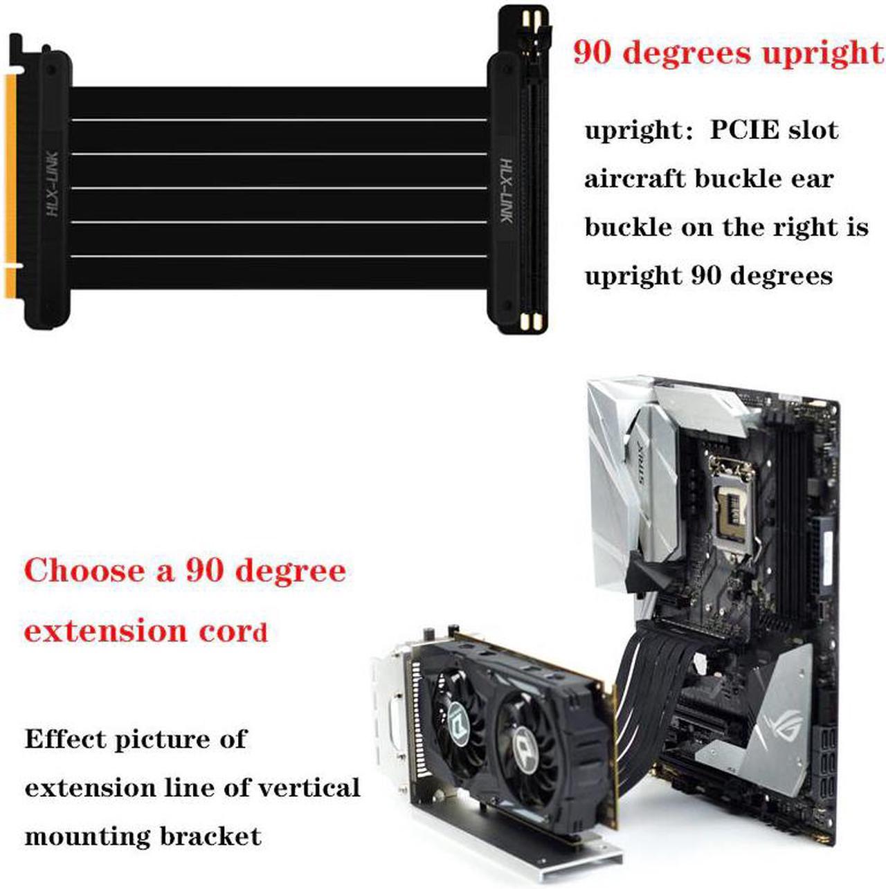 PCIe x16 extension cable high speed riser PCI Express 3.0 16x riser cable extension port adapter