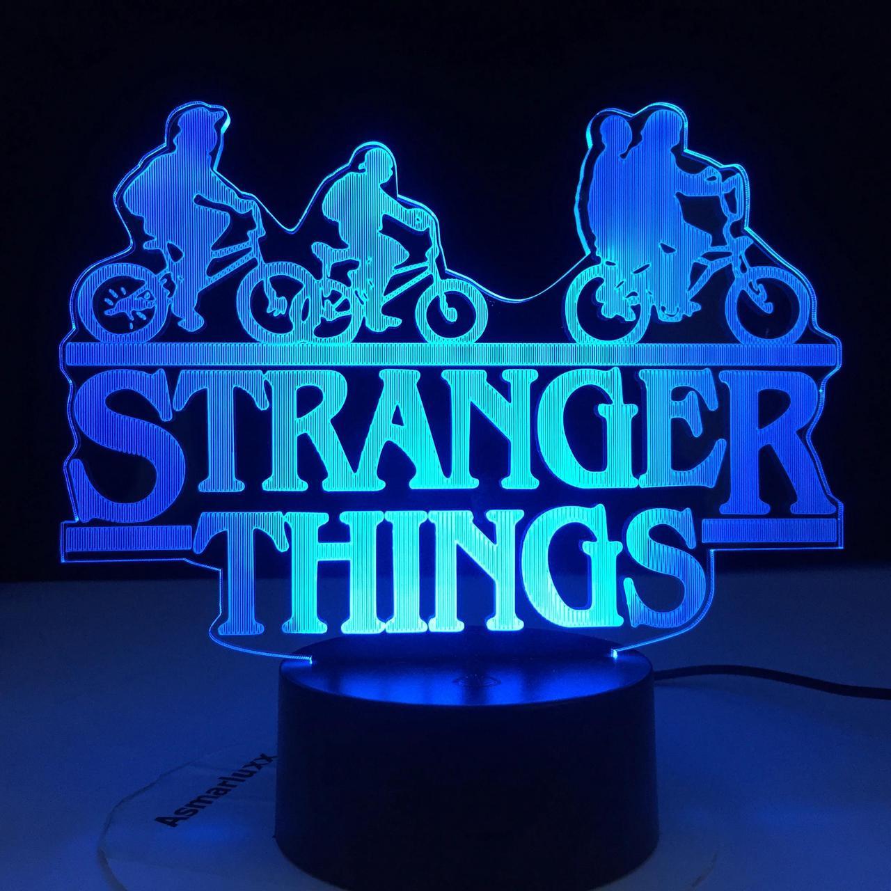 Things American Web TV Series Led Night Light 7 Colors Changing Touch Sensor Bedroom Nightlight Table Lamp Best Gift