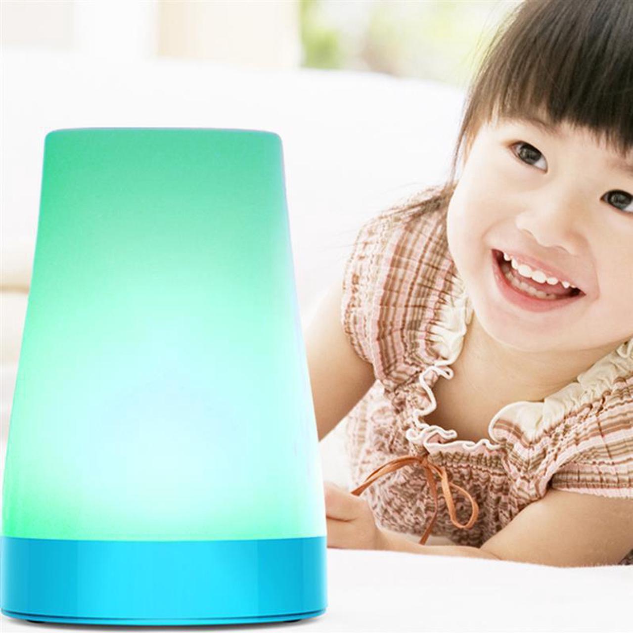 Table Lamp LED Night Light USB Rechargeable Lamp Muti-Colour Light Portable Lamp For Bedroom Living Room Baby