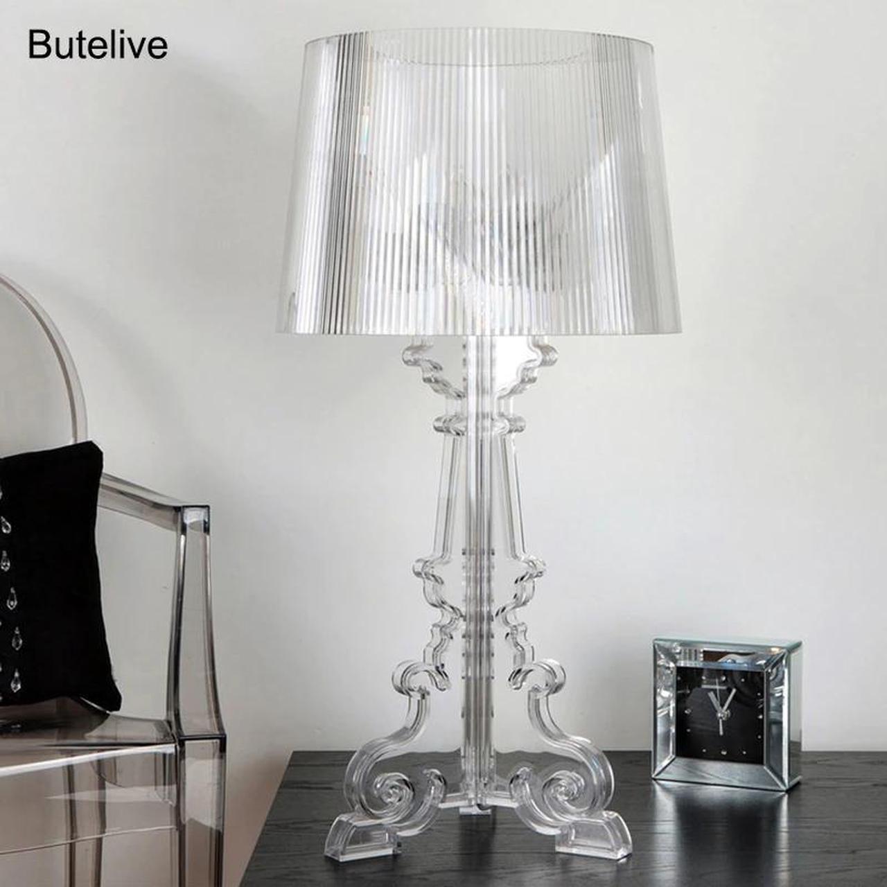 Acrylic Table Lamp Crystal Bedside Lamp Led Desk Lamp Lamparas De Mesa Para El Dormitorio Tafellamp Living Room Bedroom Lamp E27