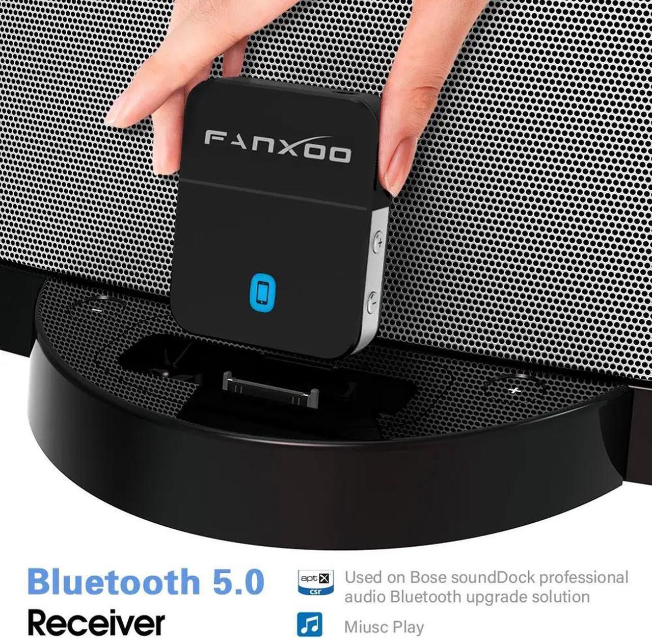 Alt view image 2 of 5 - 30Pin Wireless Bluetooth 5.0 Receiver Audio Adapter for  SoundDock iPod iPhone Speaker Adaptor 30 Pin Dock Docking Station