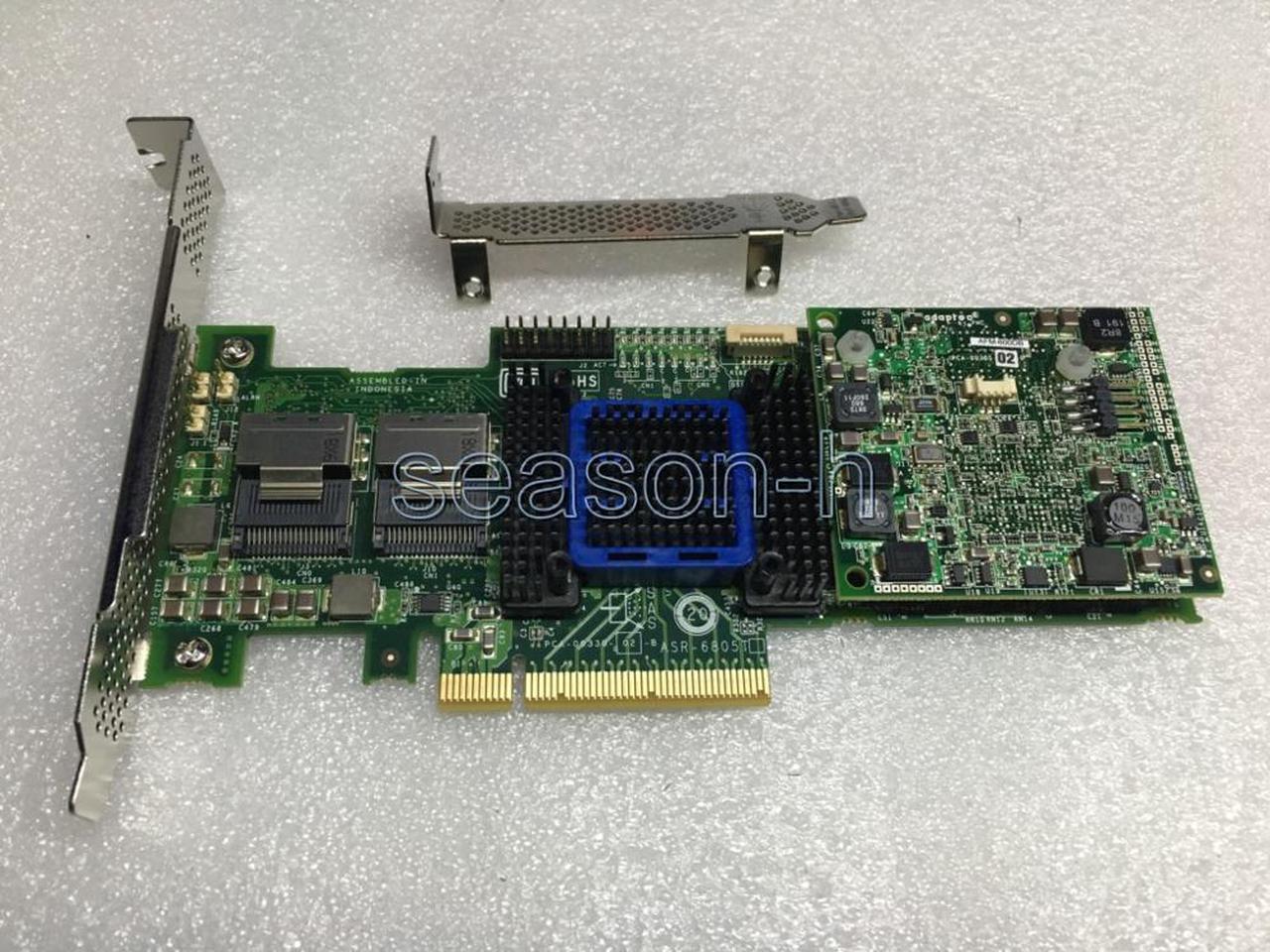 adaptec controller raid 6805t 8 ports PCIE 2 x8 512 Cache ddr2