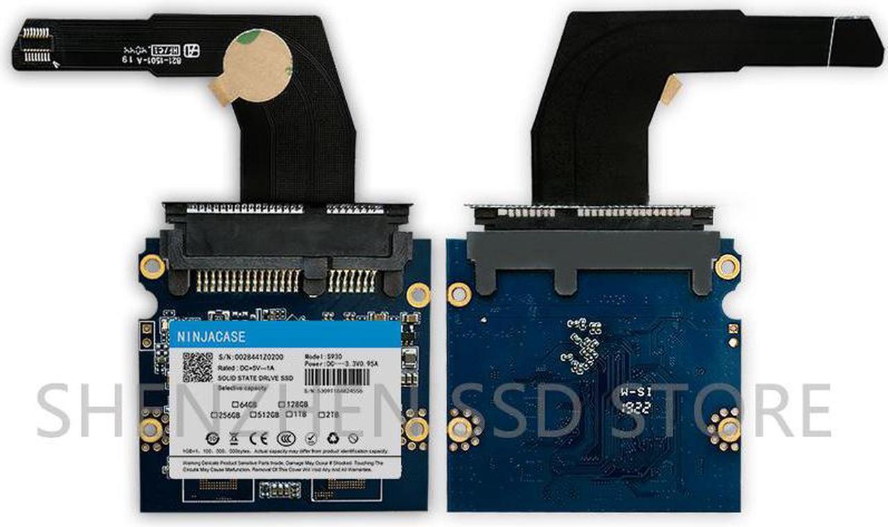 SATA HDD Hard Drive Flex Cable Kit For  Mac Mini  A1347 (2012) / MD387 MD388 2nd 821-1501-A with  Install Catalina