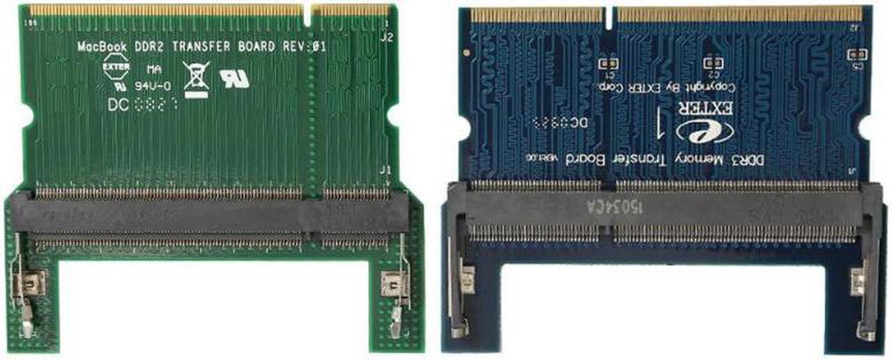 DDR2/DDR3 Laptop SO DIMM to Desktop DIMM Adapter Memory RAM Adapter Card Computer Component Accessory Add On Cards