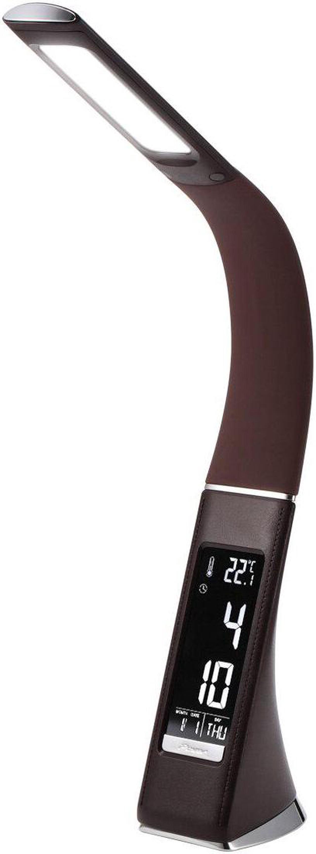 Alt view image 2 of 5 - LED Desk Lamp Eye Protection Touch Dimmable Reading Lamp With Calendar Temperature Alarm Clock For Office Bedroom Dorm