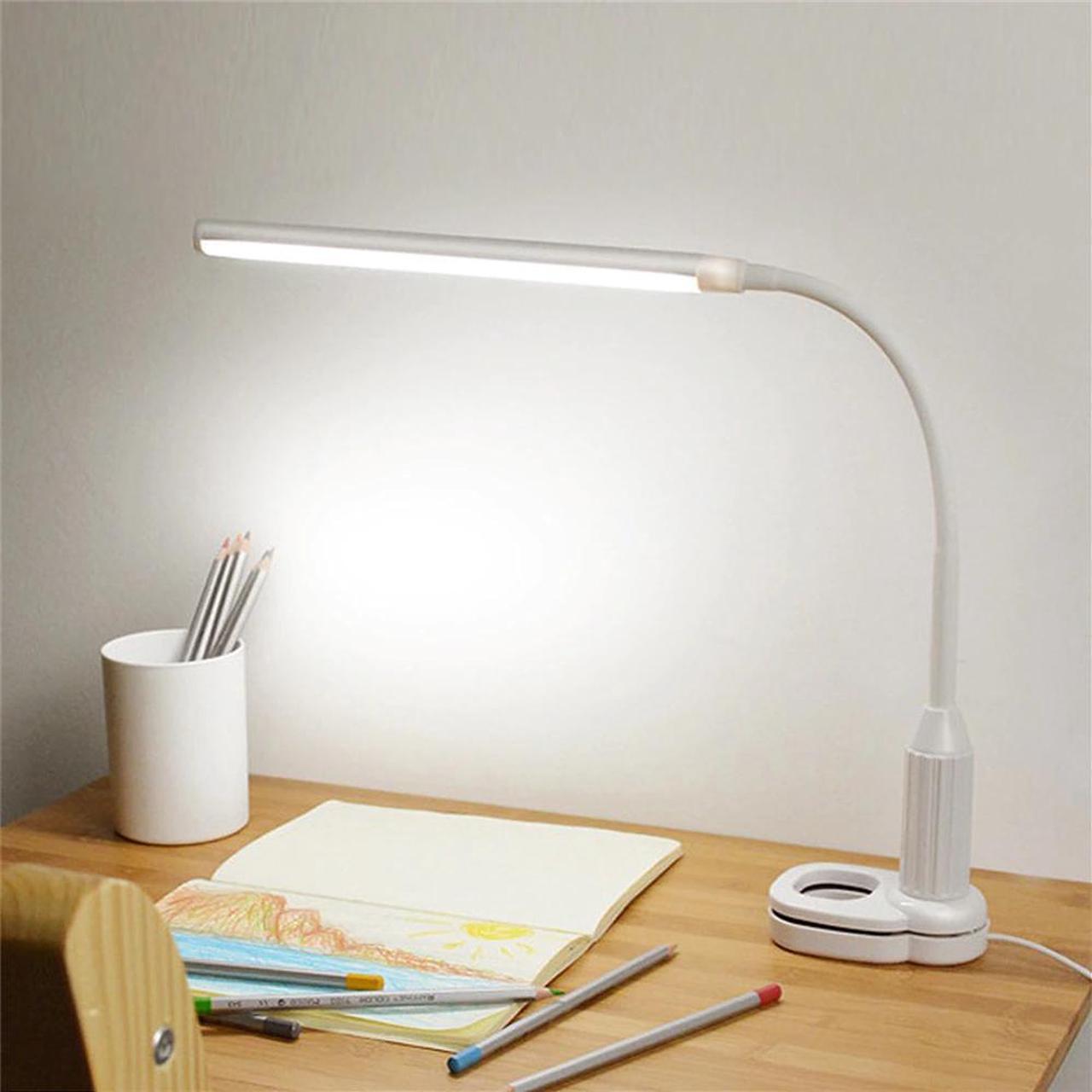 lamp USB led Table Lamp  Table lamp with Clip Bed Reading book Light LED  lamp Table Touch 3 Modes