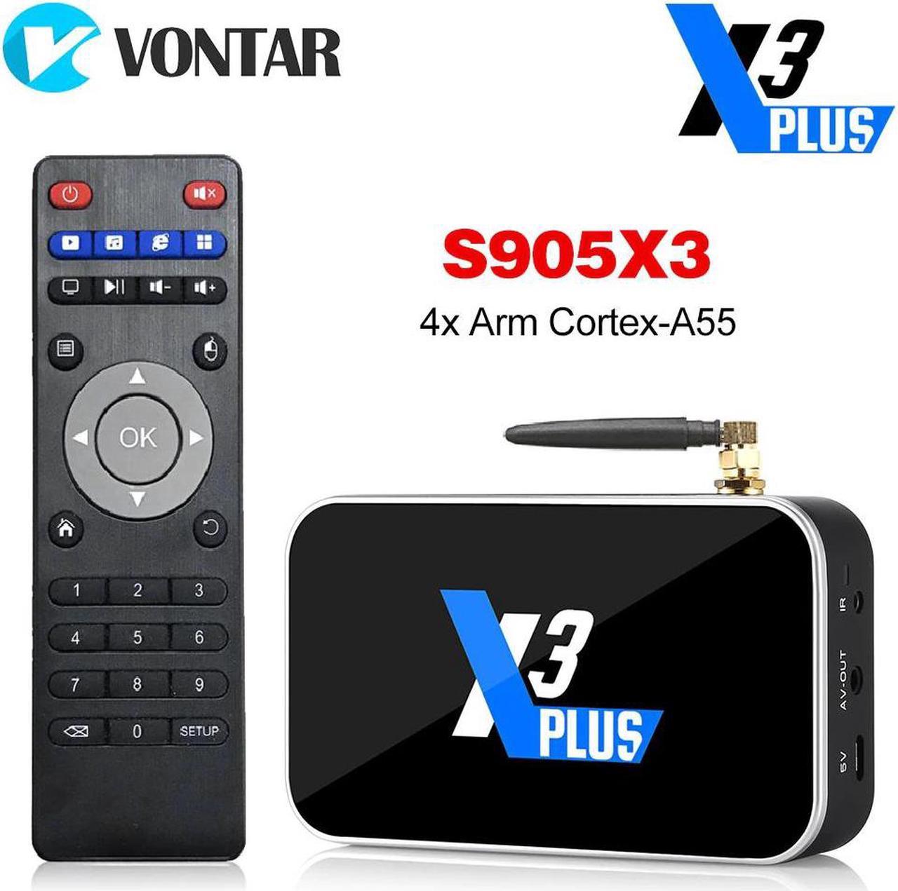 X3 Pro Android 9.0 TV Box  X3 Plus 4GB 32GB Amlogic S905X3 64GB 2.4G/5G WiFi 1000M 4K X3 Cube 2GB 16GB Set Top TVBox