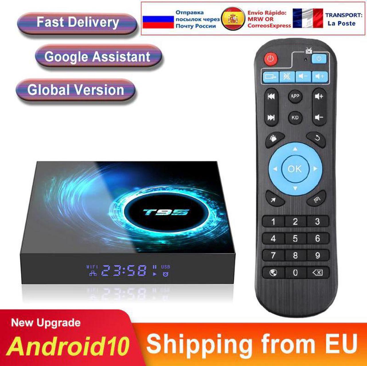 tv box  10 T95 6K H616 Quad Core Netflix Media player Play Store  Fast  smart tv Set top box PK H96max