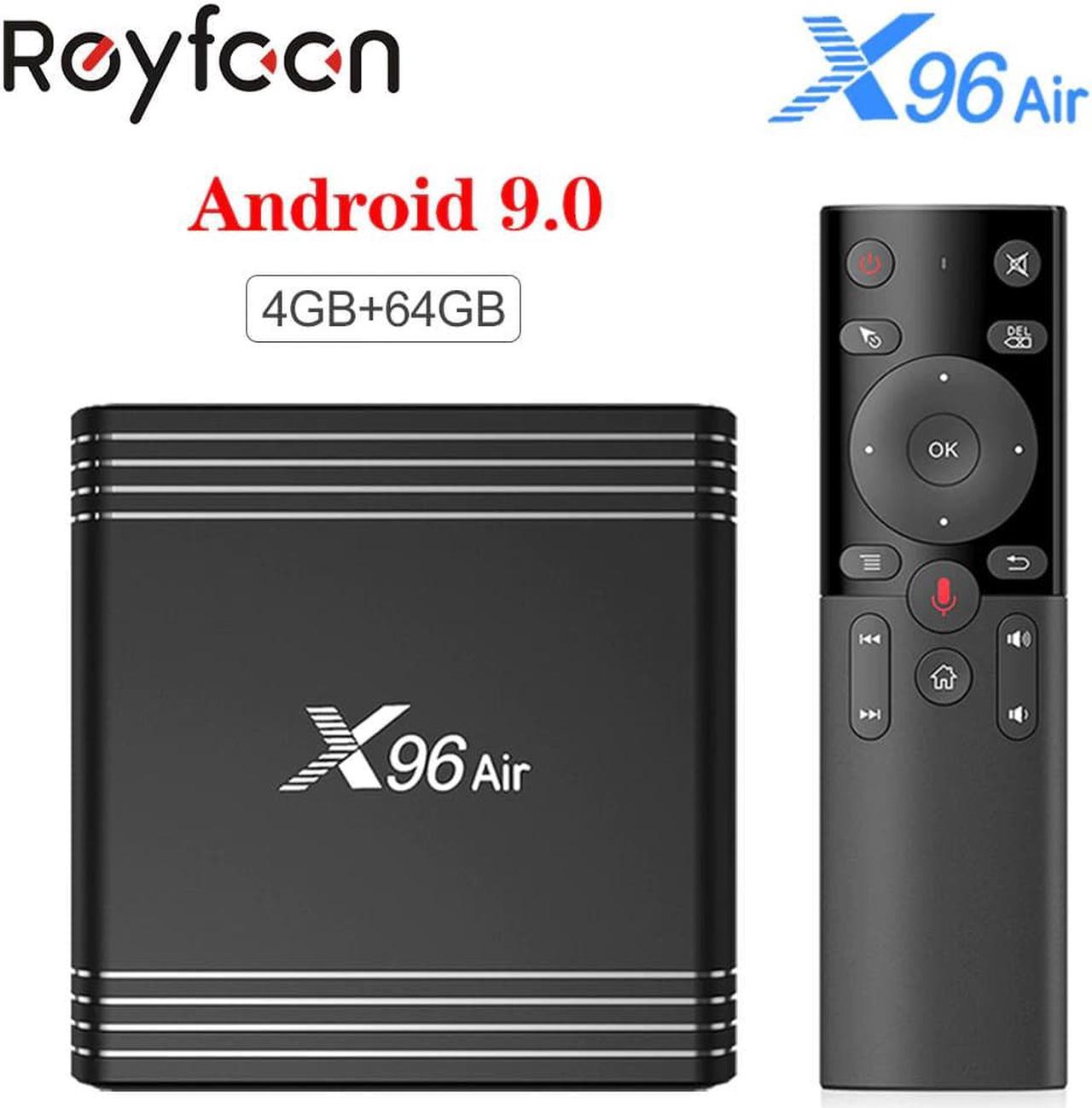 Air 4GB 64GB Android 9.0 TV Box Amlogic S905X3 Quad Core 2.4G 5G Dual Wifi BT4.1 8K 4K Support Youtube Air Media TVBOX