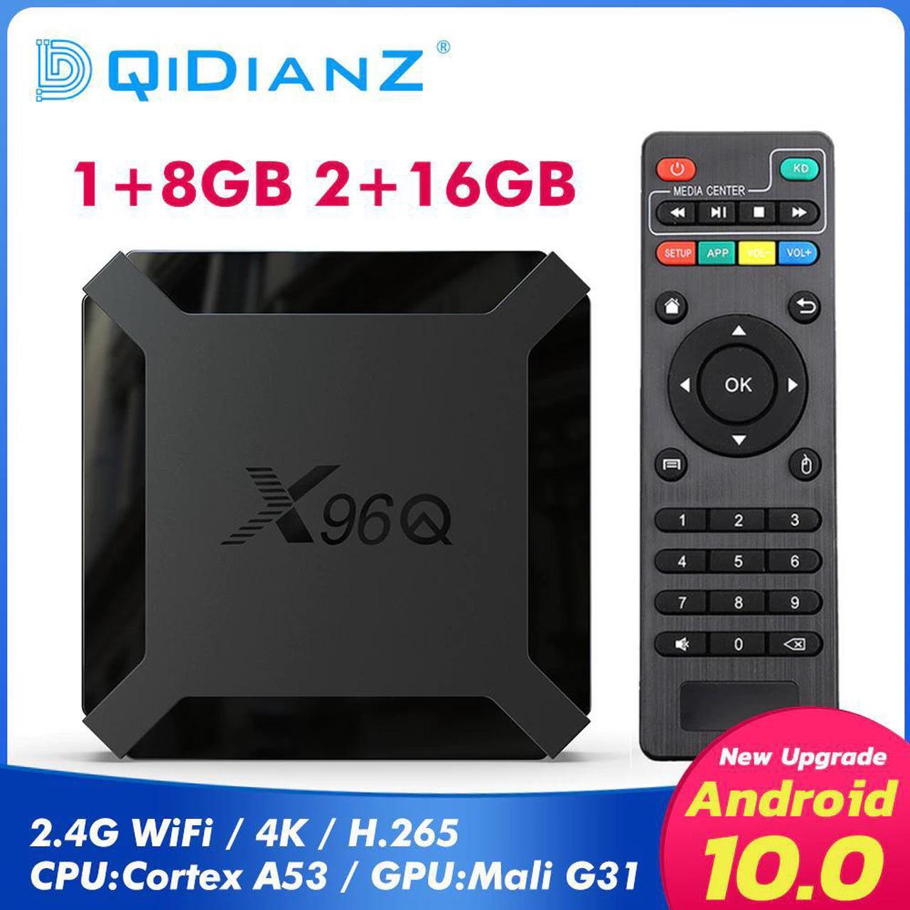 TV BOX android 10 Allwinner H313 Quad Core smart tv android tv 4K Smart tv box  Set Top Box Media Player PK x96 mini t95