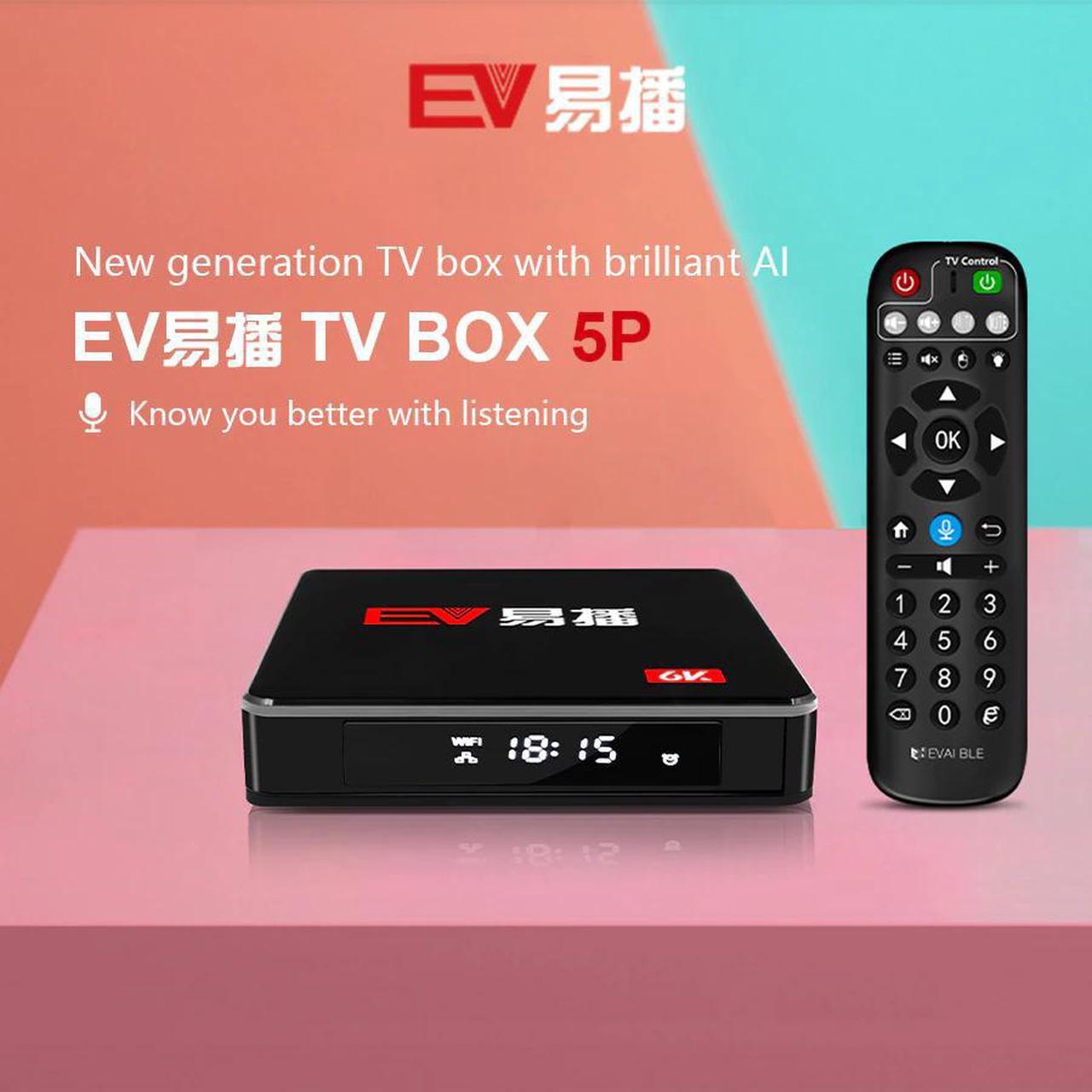 [Genuine]ev tv box 5 plus smart  tv box EV  5s and EV 5p Android tv box for KOREA Japan Singpore Malaysia Austrial New Zealand