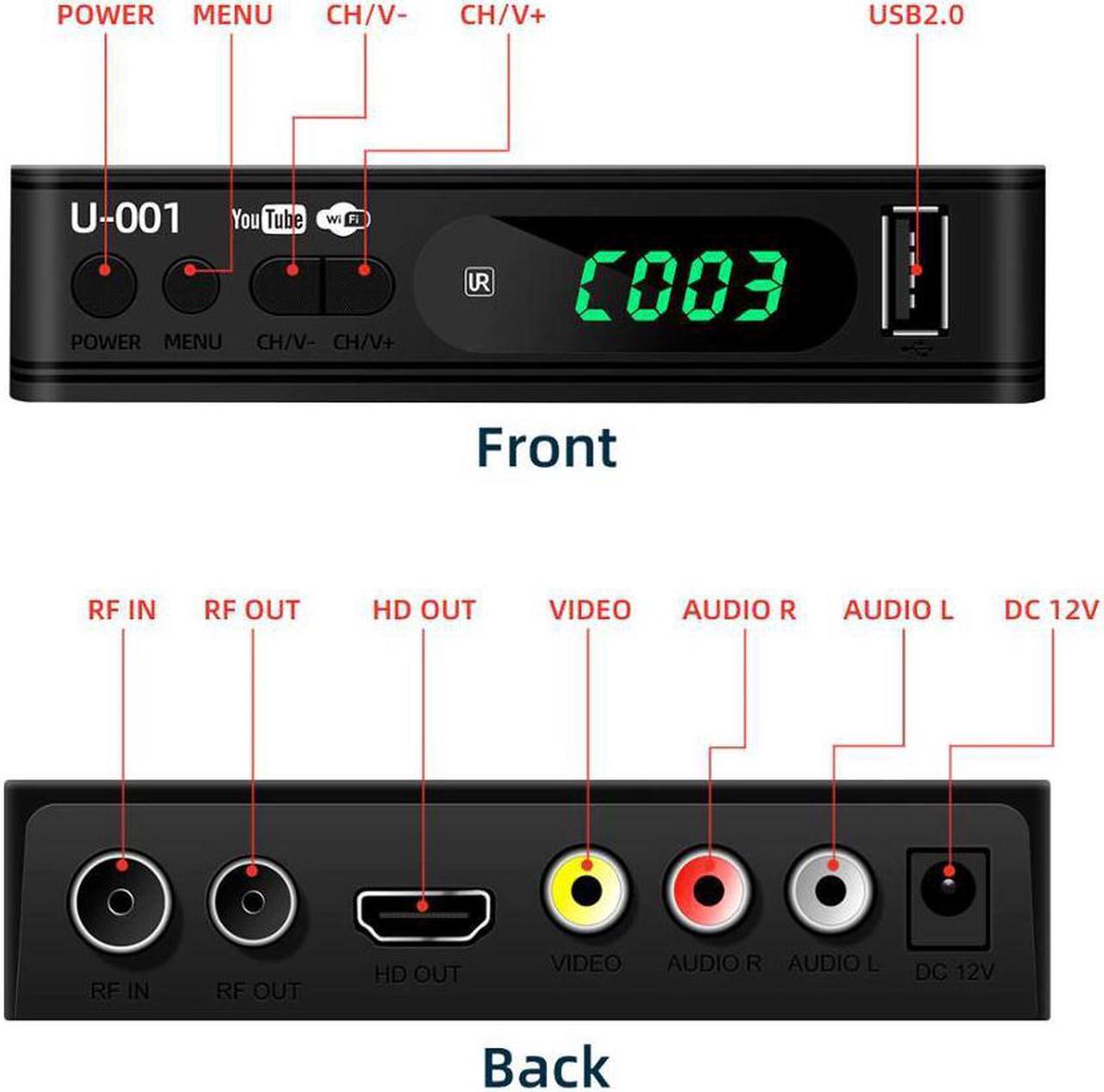 Alt view image 3 of 5 - HD 1080P DVB-T2 Mini Set Top Box STB T2 TV BOX For Russia Ukraine And Other Country