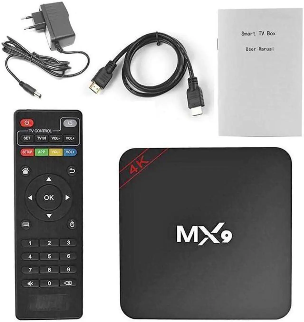 Alt view image 5 of 5 - Set Top Box 4K Quad Core 1GB RAM 8GB ROM Android 10.1 TV BOX HD SD Slot 2.4GHz WiFi Media Player 3D 2K 1080P