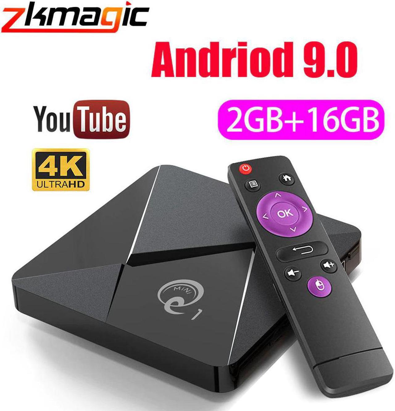 MINI Smart TV BOX Andriod 9.0 Youtube 2GB 16GB Rockchip RK3328 Quad Core 2.4GHz WIFI 4K Ultra HD Google Play Android TV Box