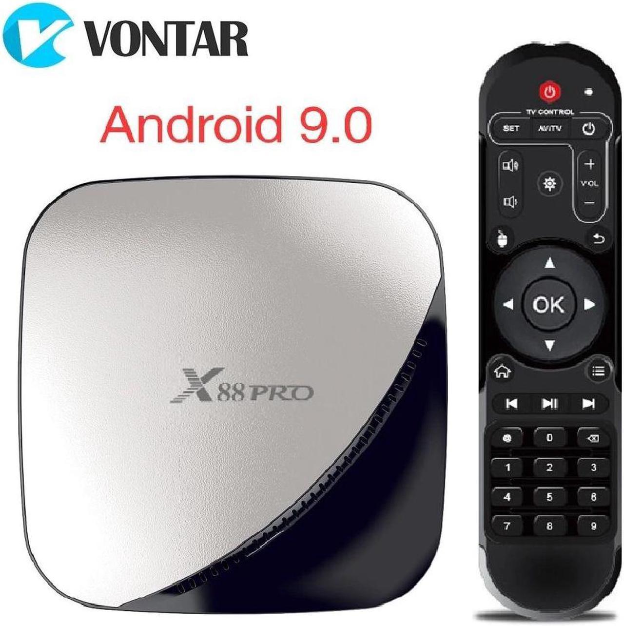 PRO Android 9.0 TV Box Rockchip RK3318 4GB 64GB 2.4G 5GHz Dual Wifi USB3.0 4K 60fps Set Top Box Google Play YouTube