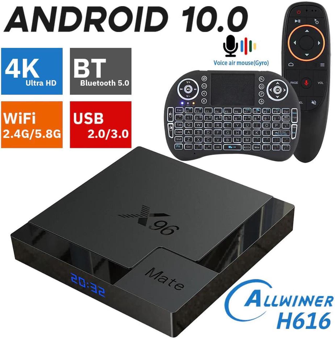 2020 X96 Android 10 TV BOX Allwinner H616 2.4G&5.8G wifi Bluetooth Android 4K 3D TV BOX Youtube 4K Set Top Box 4GB 64GB 32GB