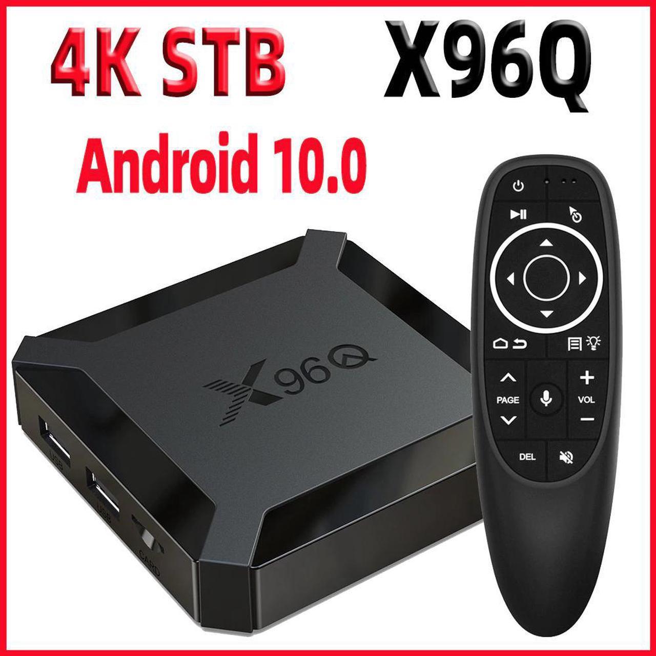 Box Android 10 Smart  box X96Q mini Box Allwinner H313 Quad Core 4K 60fps 2.4G Wifi Google Playstore Youtube X96  box